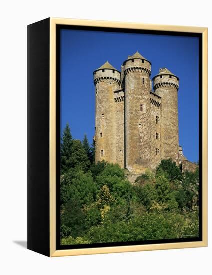 Chateau of Tournemire, Cantal, Auvergne, France-Michael Busselle-Framed Premier Image Canvas