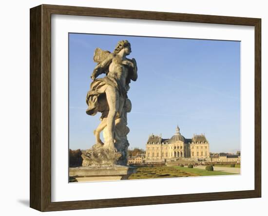 Chateau of Vaux Le Vicomte, Ile De France, France, Europe-Guy Thouvenin-Framed Photographic Print