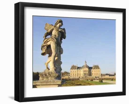 Chateau of Vaux Le Vicomte, Ile De France, France, Europe-Guy Thouvenin-Framed Photographic Print