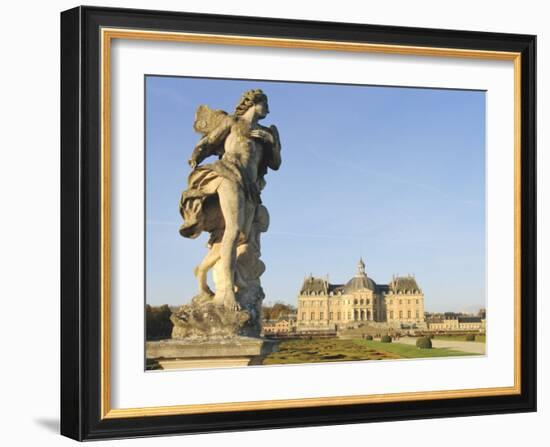 Chateau of Vaux Le Vicomte, Ile De France, France, Europe-Guy Thouvenin-Framed Photographic Print