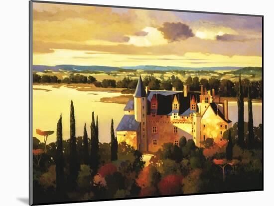 Chateau on the Loire-Max Hayslette-Mounted Giclee Print