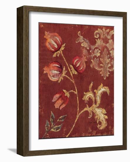 Chateau Pomegranate 1-Regina-Andrew Design-Framed Art Print