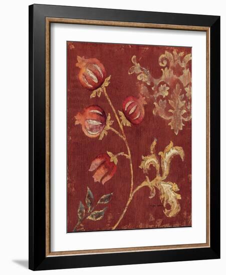 Chateau Pomegranate 1-Regina-Andrew Design-Framed Art Print