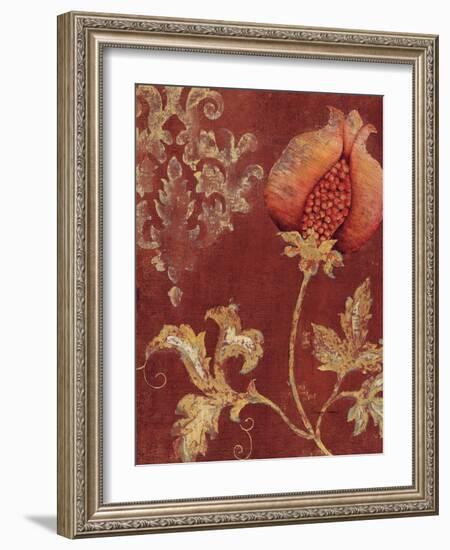 Chateau Pomegranate 2-Regina-Andrew Design-Framed Art Print