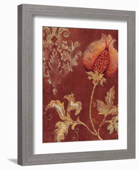 Chateau Pomegranate 2-Regina-Andrew Design-Framed Art Print