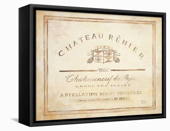 Chateau Renier-Angela Staehling-Framed Stretched Canvas