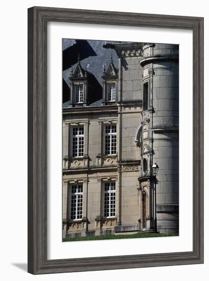 Chateau Stephen Liegeard, 1895-1902, Brochon, Burgundy, Detail, France, 19th-20th Century-null-Framed Giclee Print