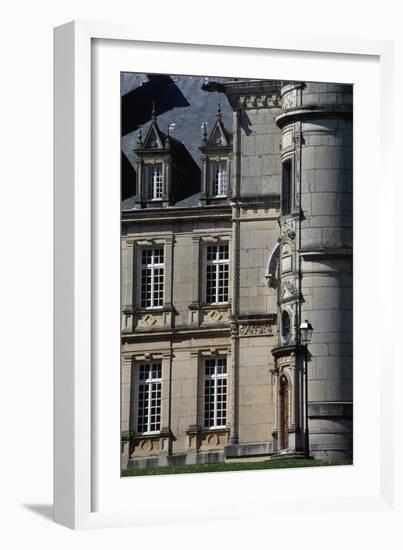 Chateau Stephen Liegeard, 1895-1902, Brochon, Burgundy, Detail, France, 19th-20th Century-null-Framed Giclee Print