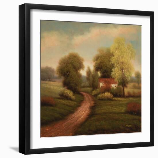 Chateau Trail-null-Framed Art Print