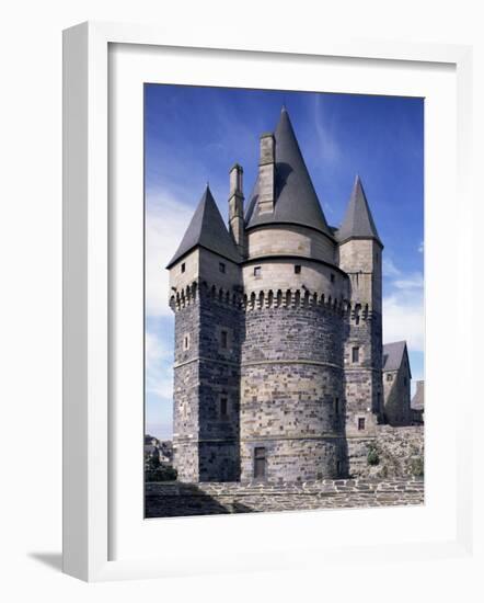 Chateau, Vitre, Ille-Et-Vilaine, Brittany, France-Michael Busselle-Framed Photographic Print