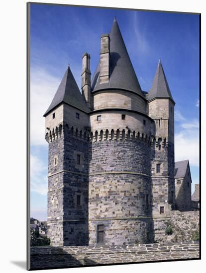 Chateau, Vitre, Ille-Et-Vilaine, Brittany, France-Michael Busselle-Mounted Photographic Print