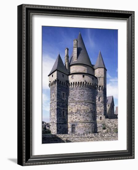 Chateau, Vitre, Ille-Et-Vilaine, Brittany, France-Michael Busselle-Framed Photographic Print