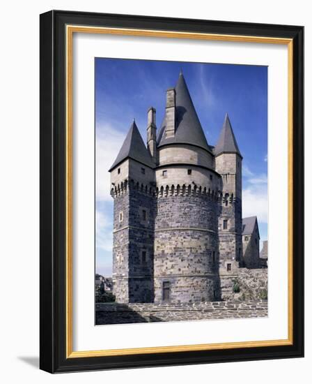 Chateau, Vitre, Ille-Et-Vilaine, Brittany, France-Michael Busselle-Framed Photographic Print