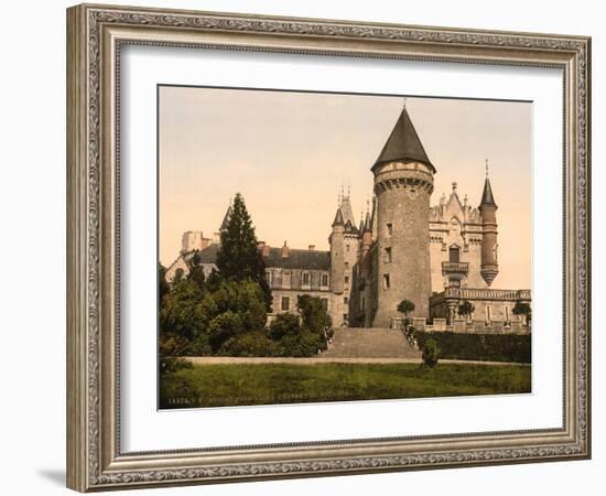 Chateaux de Bourbon , Busset near Vichy, France, c.1890-1900-null-Framed Photographic Print