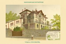 Villa - Neuchatel-Chatelain-Mounted Art Print