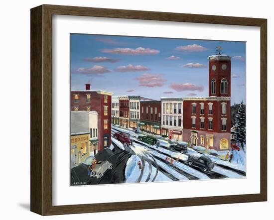 Chatham Clock Tower-Bob Fair-Framed Giclee Print