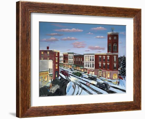 Chatham Clock Tower-Bob Fair-Framed Giclee Print