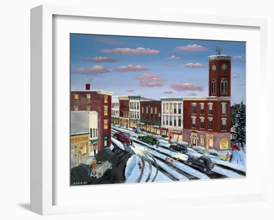 Chatham Clock Tower-Bob Fair-Framed Giclee Print