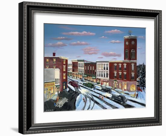 Chatham Clock Tower-Bob Fair-Framed Giclee Print