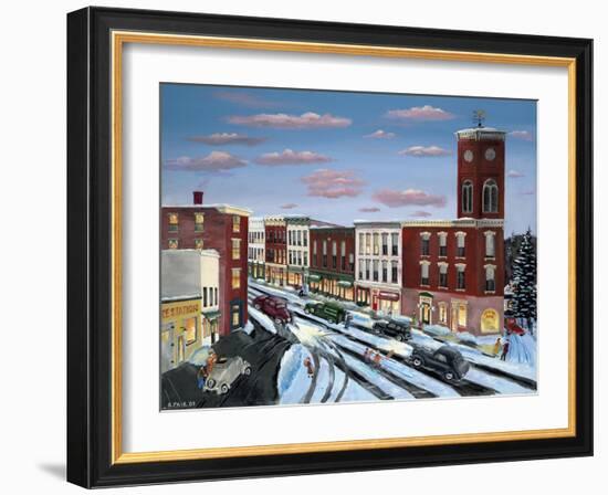 Chatham Clock Tower-Bob Fair-Framed Giclee Print