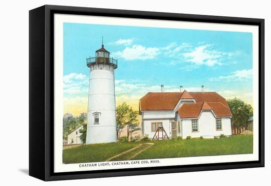 Chatham Lighthouse, Cape Cod, Mass.-null-Framed Stretched Canvas