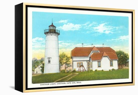 Chatham Lighthouse, Cape Cod, Mass.-null-Framed Stretched Canvas