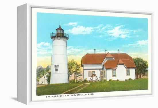 Chatham Lighthouse, Cape Cod, Mass.-null-Framed Stretched Canvas
