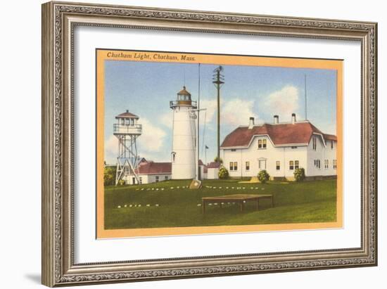 Chatham Lighthouse, Chatham, Mass.-null-Framed Art Print