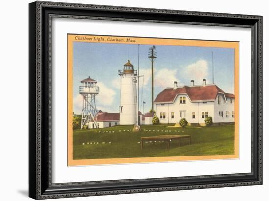 Chatham Lighthouse, Chatham, Mass.-null-Framed Art Print