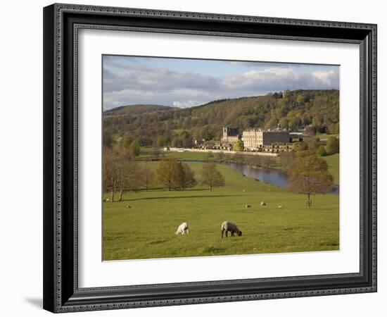 Chatsworth House, Chatsworth Estate, Derbyshire, England, United Kingdom, Europe-Frank Fell-Framed Photographic Print