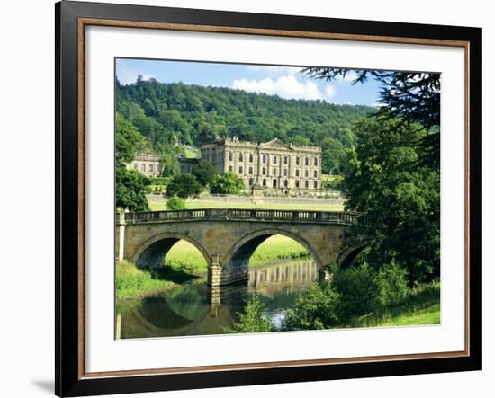 Chatsworth House, Derbyshire, England, UK-Peter Scholey-Framed Photographic Print