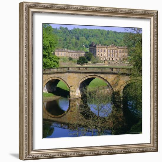 Chatsworth House, Derbyshire, England, UK-Roy Rainford-Framed Photographic Print