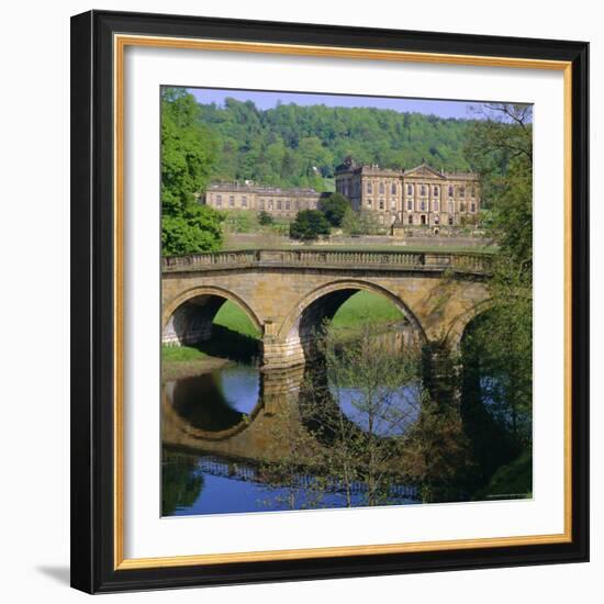 Chatsworth House, Derbyshire, England, UK-Roy Rainford-Framed Photographic Print