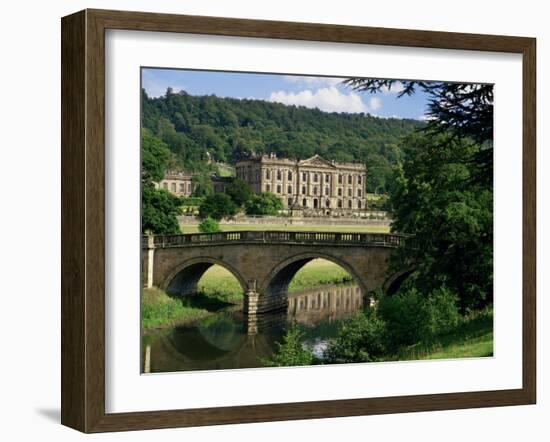 Chatsworth House, Derbyshire, England, United Kingdom-Peter Scholey-Framed Photographic Print