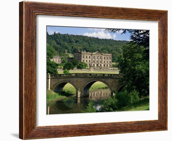 Chatsworth House, Derbyshire, England, United Kingdom-Peter Scholey-Framed Photographic Print