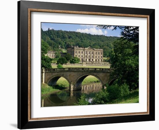 Chatsworth House, Derbyshire, England, United Kingdom-Peter Scholey-Framed Photographic Print