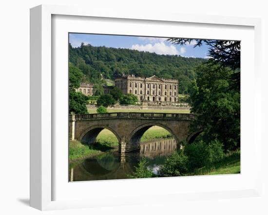 Chatsworth House, Derbyshire, England, United Kingdom-Peter Scholey-Framed Photographic Print