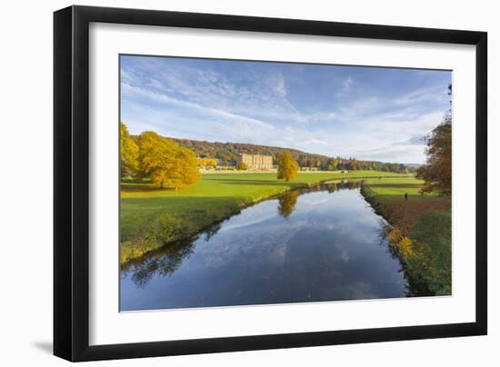 Chatsworth House, Peak District National Park, Derbyshire, England, United Kingdom, Europe-Frank Fell-Framed Photographic Print