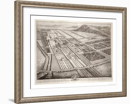 Chatsworth House Seat of William Cavendish 1st Duke of Devonshire-Leonard Knyff-Framed Giclee Print