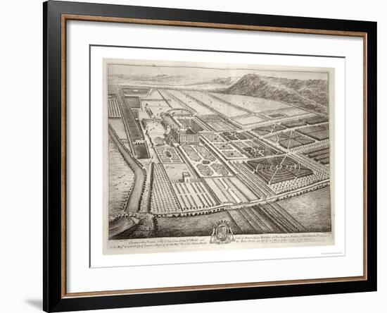 Chatsworth House Seat of William Cavendish 1st Duke of Devonshire-Leonard Knyff-Framed Giclee Print