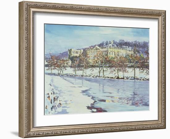 Chatsworth - Midwinter, 1996-Martin Decent-Framed Giclee Print