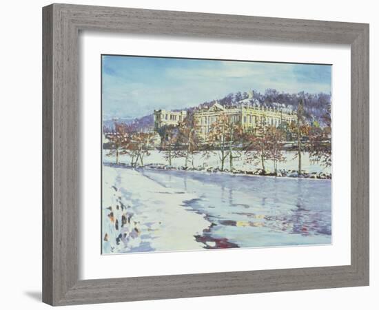 Chatsworth - Midwinter, 1996-Martin Decent-Framed Giclee Print