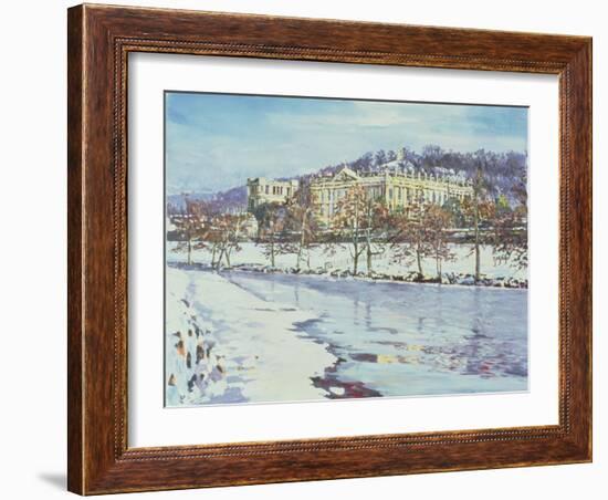 Chatsworth - Midwinter, 1996-Martin Decent-Framed Giclee Print