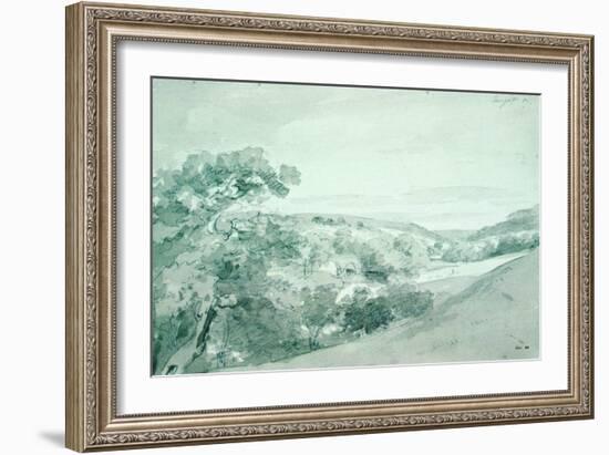 Chatsworth Park 99-John Constable-Framed Giclee Print