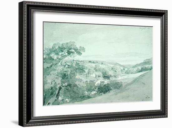 Chatsworth Park 99-John Constable-Framed Giclee Print