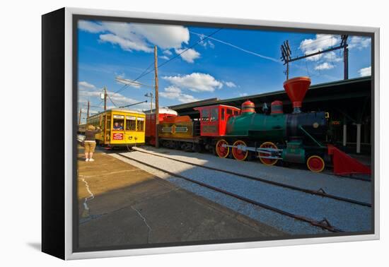 Chattanooga Choo Choo at the Creative Discovery Museum, Chattanooga, Tennessee, USA-null-Framed Stretched Canvas