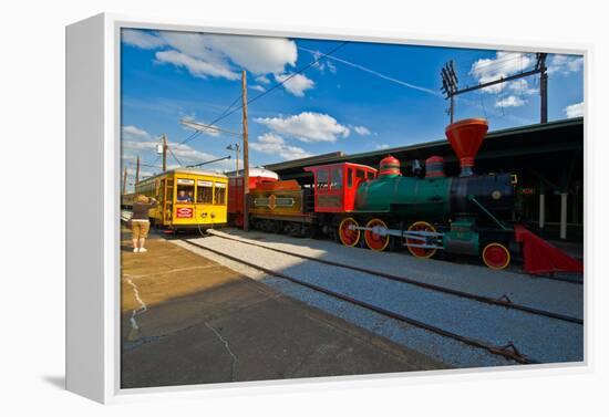 Chattanooga Choo Choo at the Creative Discovery Museum, Chattanooga, Tennessee, USA-null-Framed Stretched Canvas