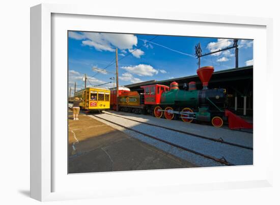 Chattanooga Choo Choo at the Creative Discovery Museum, Chattanooga, Tennessee, USA-null-Framed Photographic Print