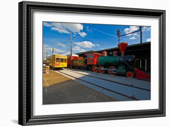 Chattanooga Choo Choo at the Creative Discovery Museum, Chattanooga, Tennessee, USA-null-Framed Photographic Print