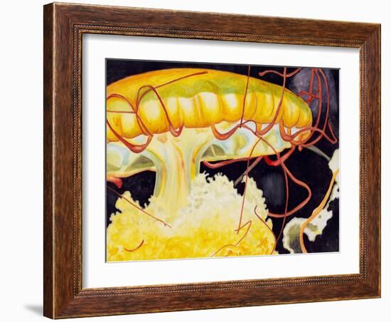 Chattanooga Jellyfish-Jennifer Redstreake Geary-Framed Art Print